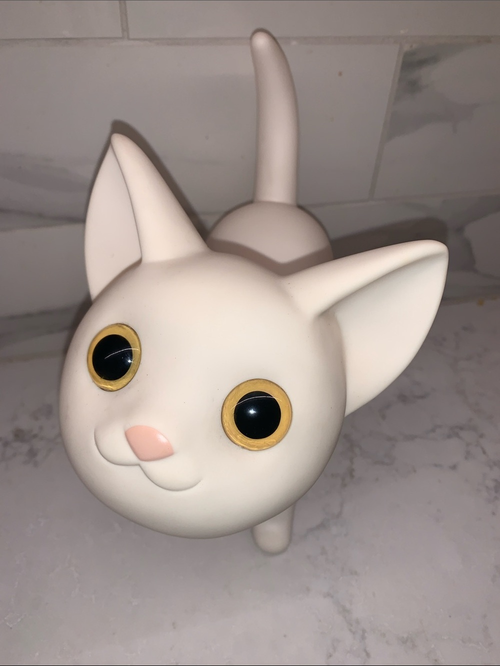 Semk Design Creamy White Kat Cat Bank - Picture 2 of 11